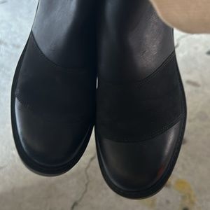 Ugg black combat boots